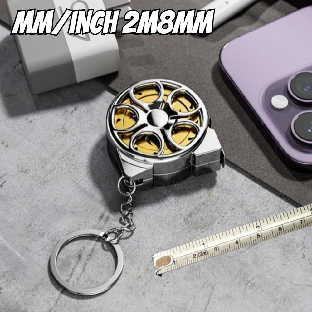 Portable Mini Tape Measure Retractable 2m | Small Household Measuring Tool for DIY