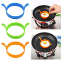 3Pcs Silicone Egg Rings for Breakfast | Food Grade Frying Molds