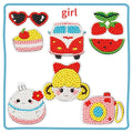Child Diamond DIY Painting Sticker Set | Colorful Cartoon Arts and Crafts Gift for Kids