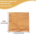 Imitation Gold Leaf Sheets for Crafts | 100pcs Metallic Foil Paper