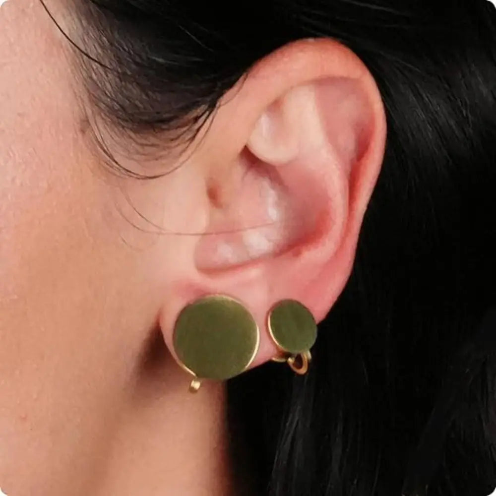Stainless Steel Clip On Earrings No Piercing Keloid Pressure Earrings | Non-pierced Ear Cuff for Cartilage