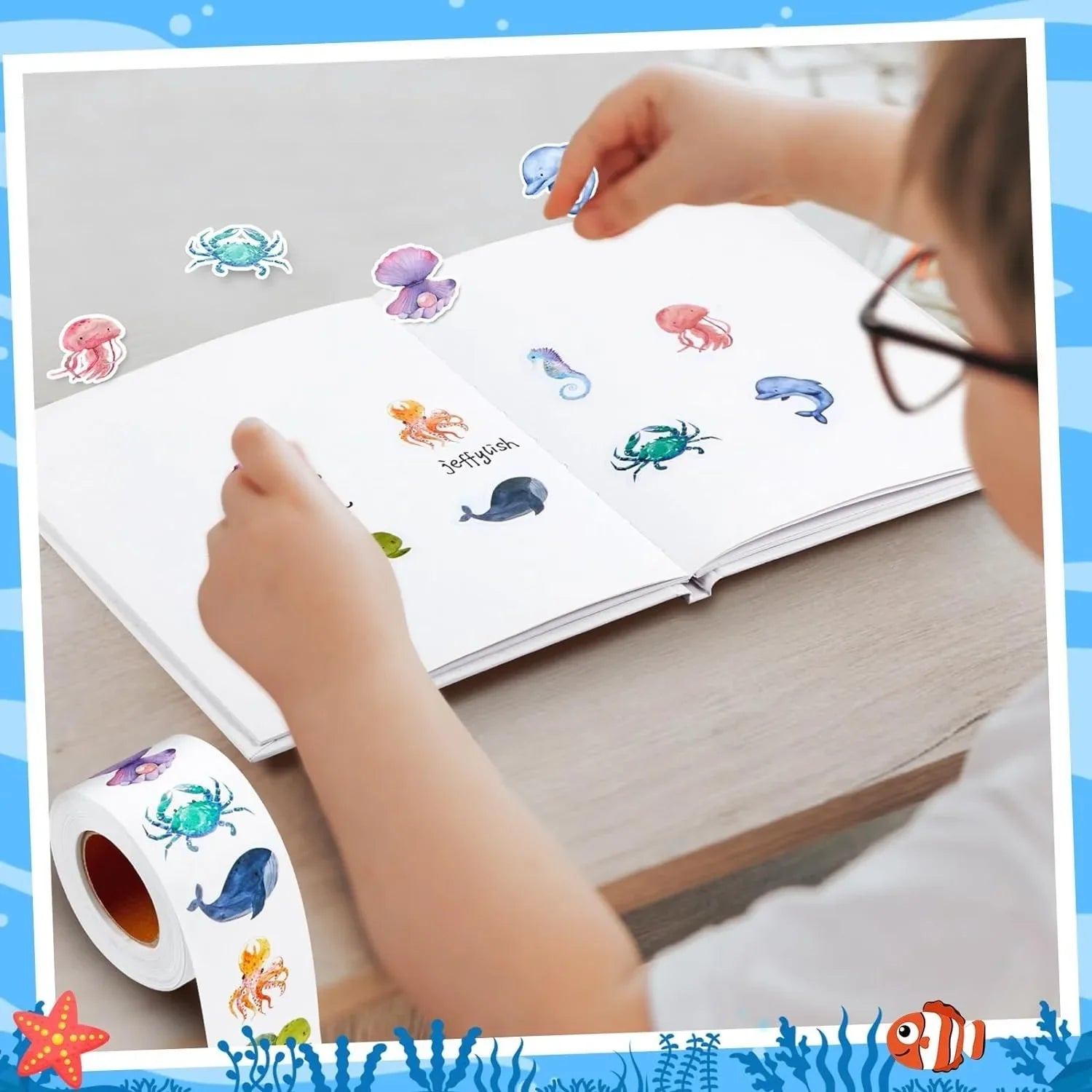 Cute Animal Roll Stickers | Fun Decorative Labels for Kids