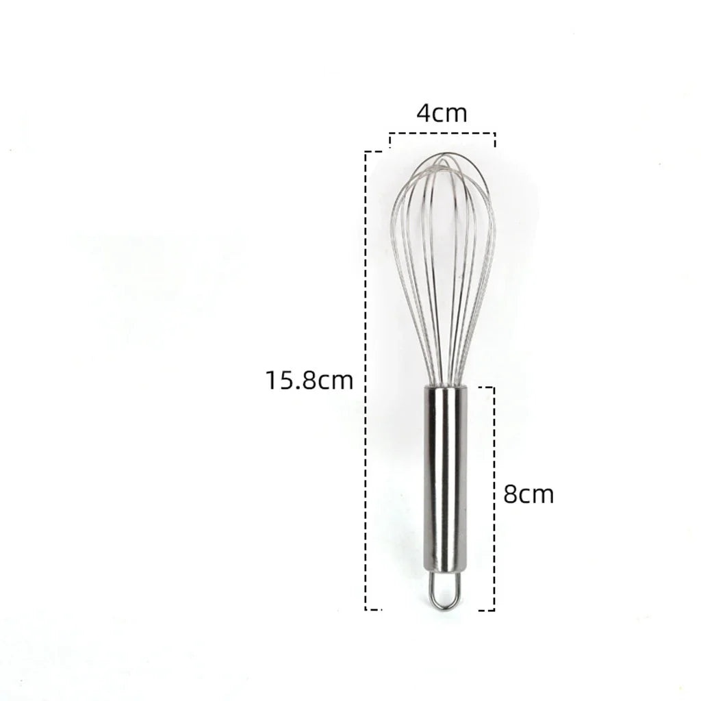 Egg Whisk Manual Egg Beater | Stainless Steel Kitchen Baking Utensil