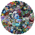 100 Cartoon Graffiti Stickers for Helmet Laptop Bike Skateboard | Waterproof Decals