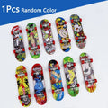 Mini Finger Skateboard Professional Alloy Stand Fingerboard Toy | Cool Graffiti Finger Skate Board Novelty Toys for Kids & Adult