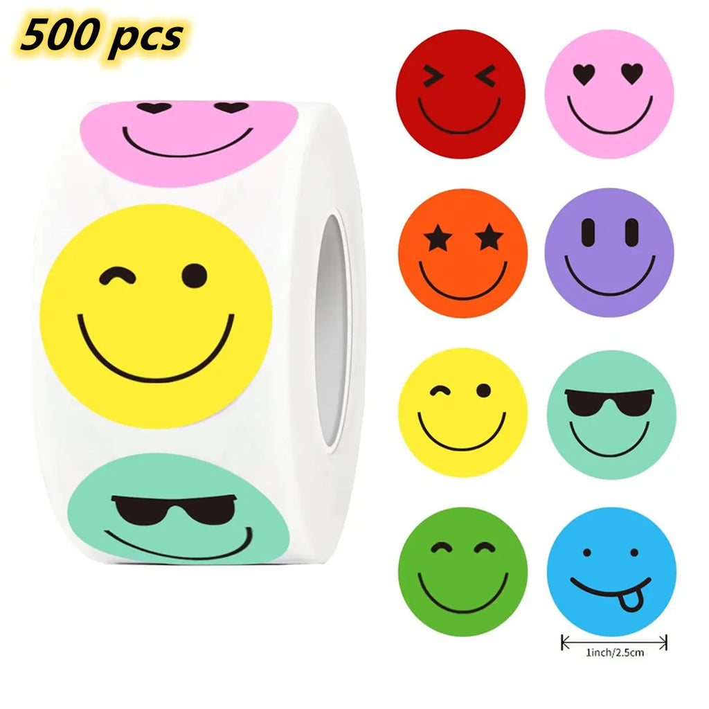 100-500pcs Teacher Reward Stickers for Kids | Cute Encouragement Labels