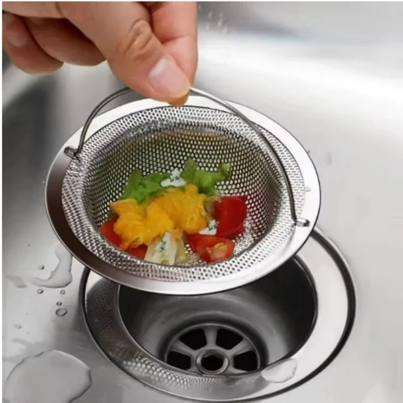 1Pc Stainless Steel Kitchen Sink Filter | Food Residue and Hair Catcher for Drains