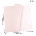 40-Piece 30x30 cm Tissue Paper Flowers | Gift Wrapping and Craft Paper Pack