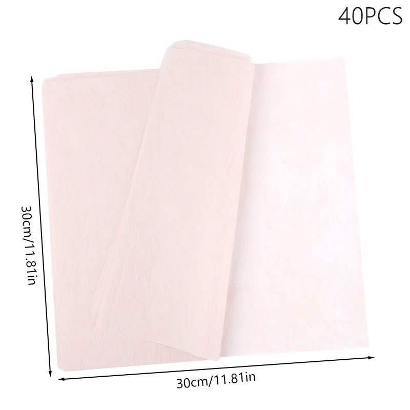 40-Piece 30x30 cm Tissue Paper Flowers | Gift Wrapping and Craft Paper Pack