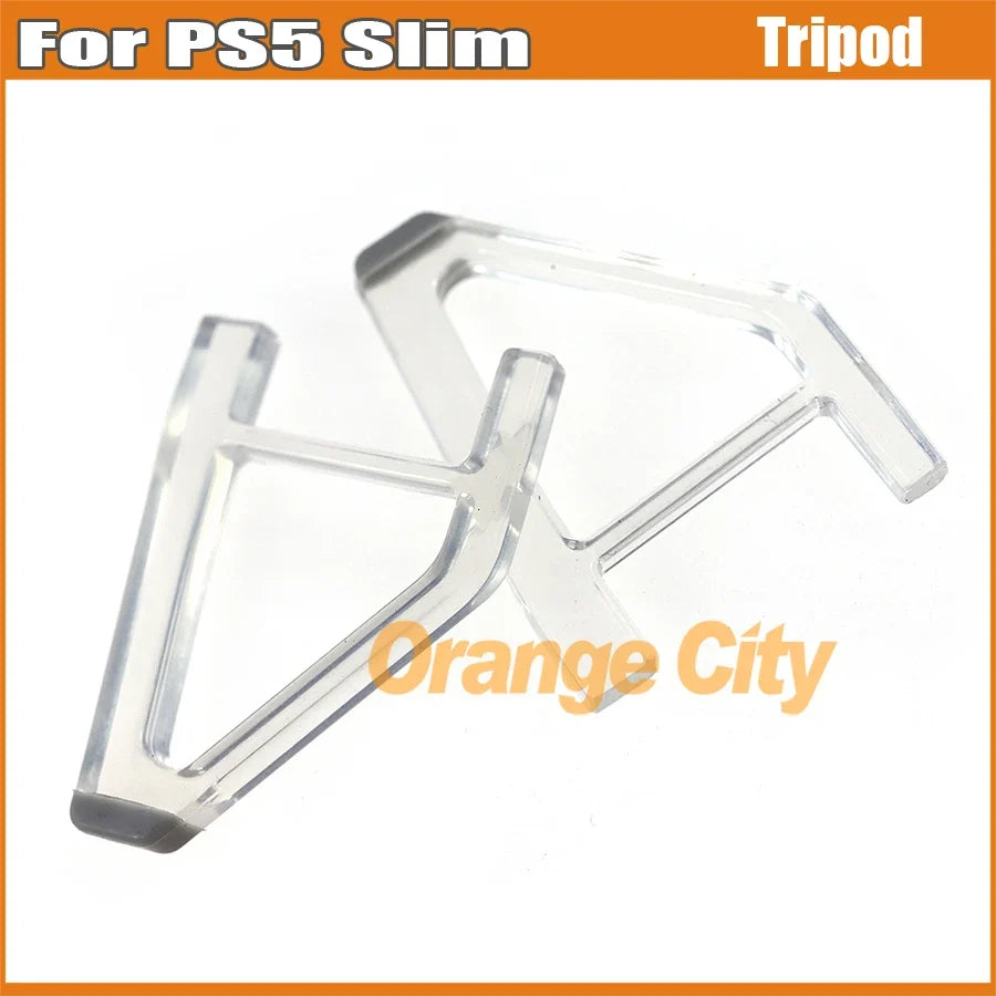 1Pair PS5 Slim Triangular Stand | Anti-Slip Heat Dissipation Bracket for Optical Drive Version