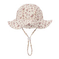 Floral Print Baby Bucket Hats | Adjustable Sun Protection Caps for Infant Boys Girls