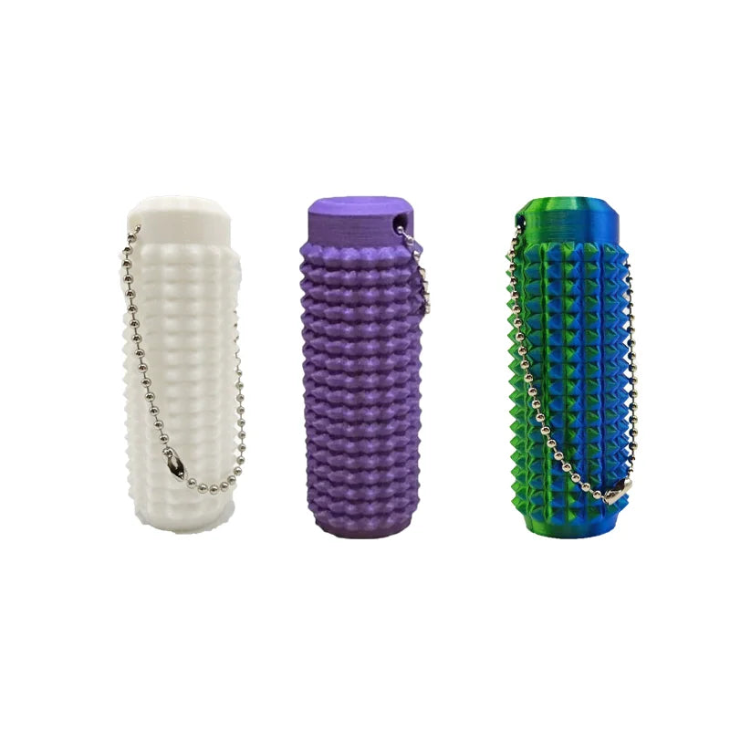 Little Ouchies Pocket-Sized Mini Spiky Grippie Stress Relief Keychain Fidget Toy | Anxiety Relief Anti-Anxiety Novelty