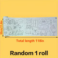 Children's Drawing Kit | 3m Long Doodle Paper Rolls for Creative Fun
