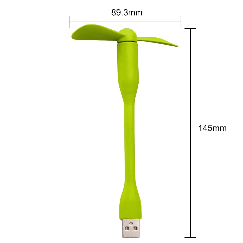 USB Mini Fan | Flexible Portable Phone Cooler for Travel