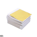 100Pcs Imitation Gold Silver Copper Foil Sheets | Gilding Leaf Flakes for DIY Nail Art Wedding Decor