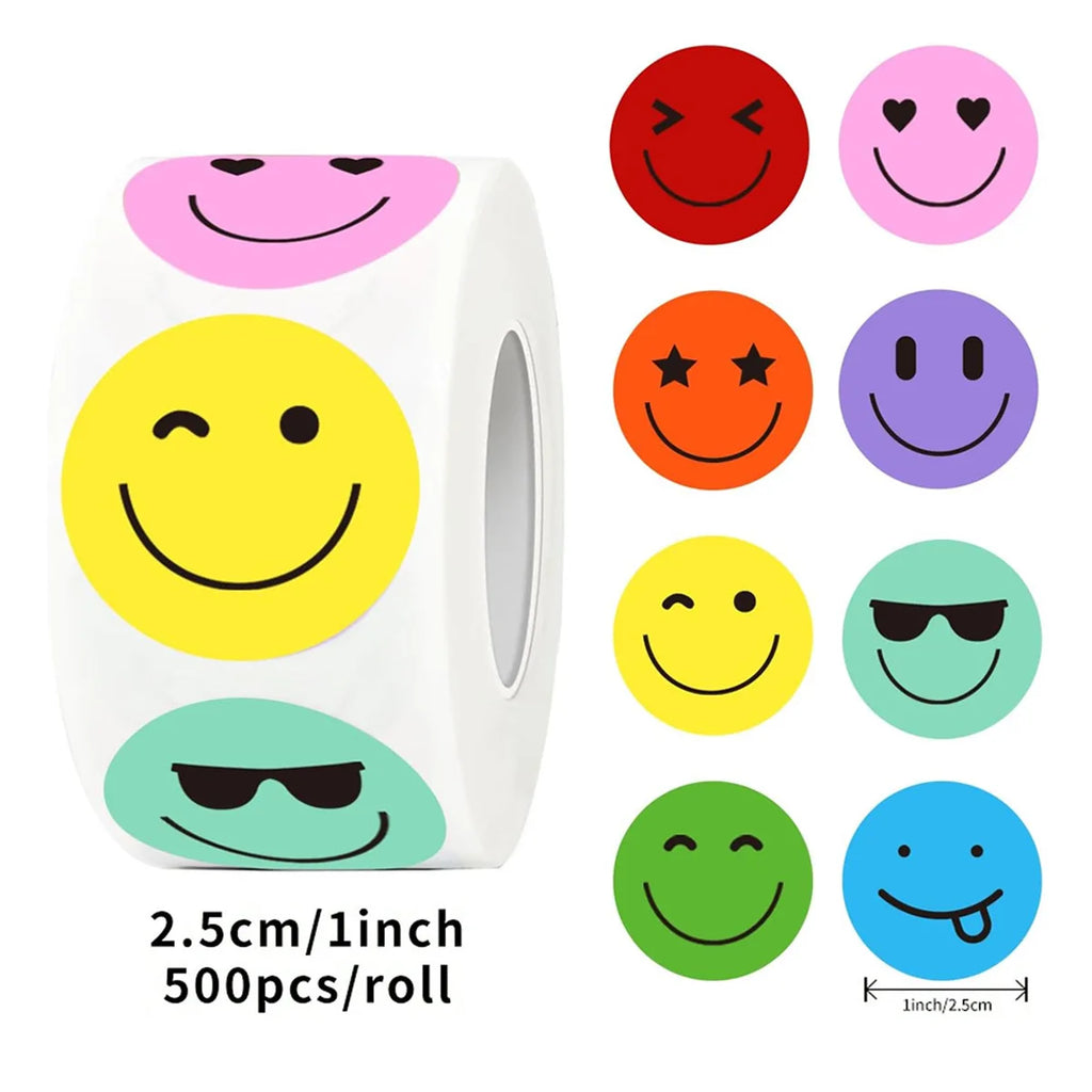 100-500pcs Teacher Reward Stickers for Kids | Cute Encouragement Labels