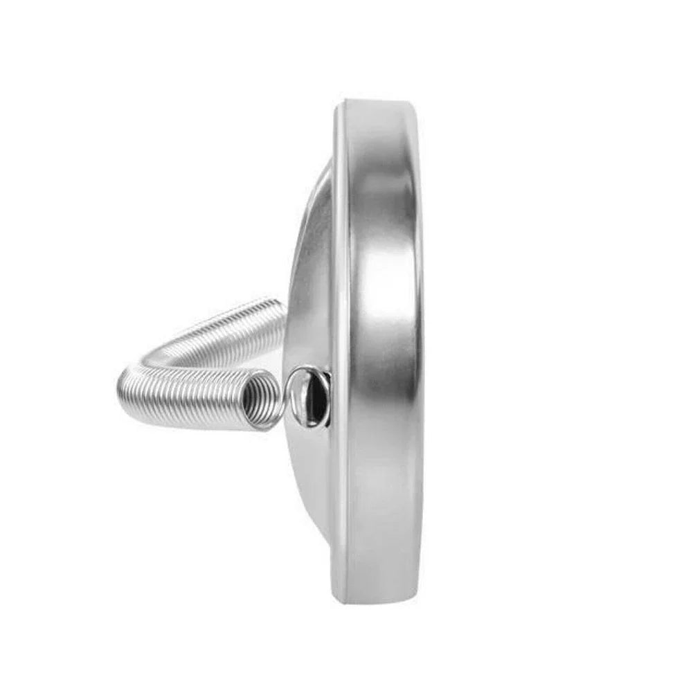 0-120°C Stainless Steel Clamp-on Tube Thermometer | Industrial Pipe Temperature Gauge with Spring
