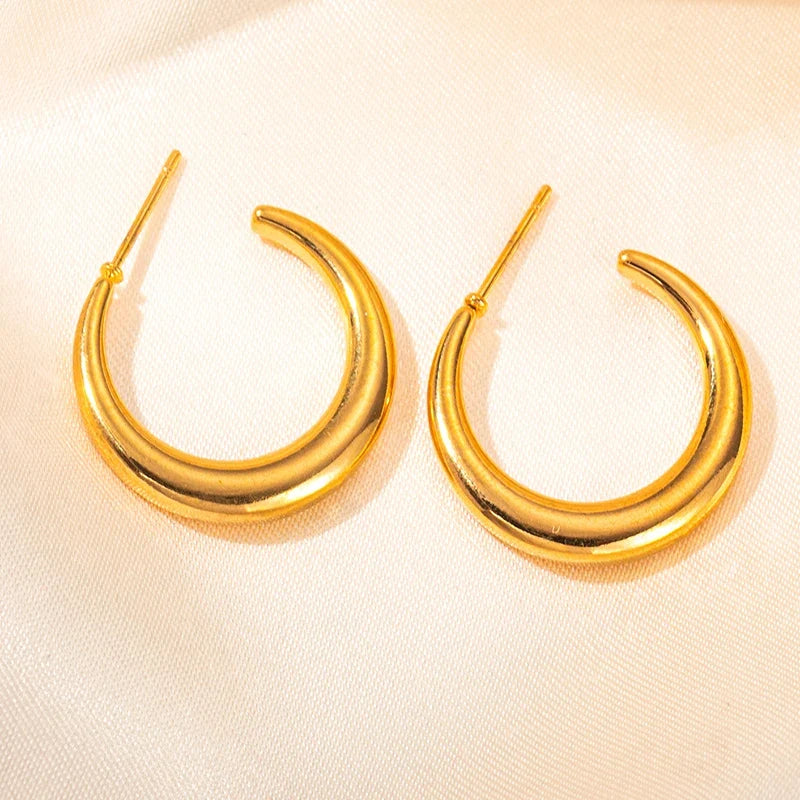 316L Stainless Steel Heart Hollow Irregular Earrings | Niche Drop Earrings for Women