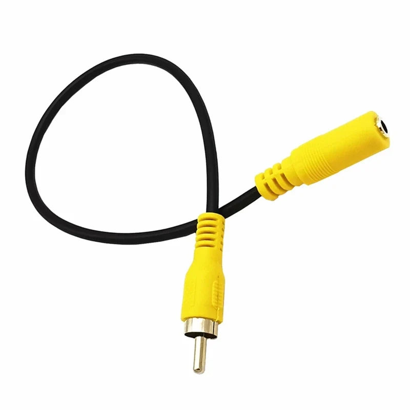 UXG 3.5mm Mini Mono Male to RCA Female Video Audio Adapter Cable | 1FT