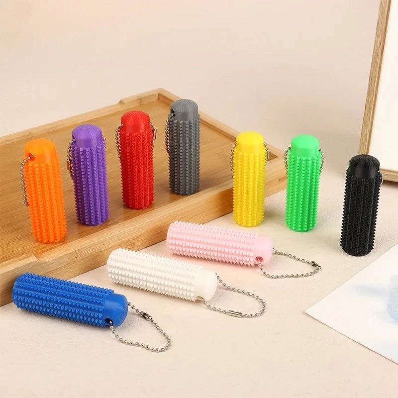 Little Ouchies Pocket-Sized Mini Spiky Grippie Stress Relief Keychain Fidget Toy | Anxiety Relief Anti-Anxiety Novelty