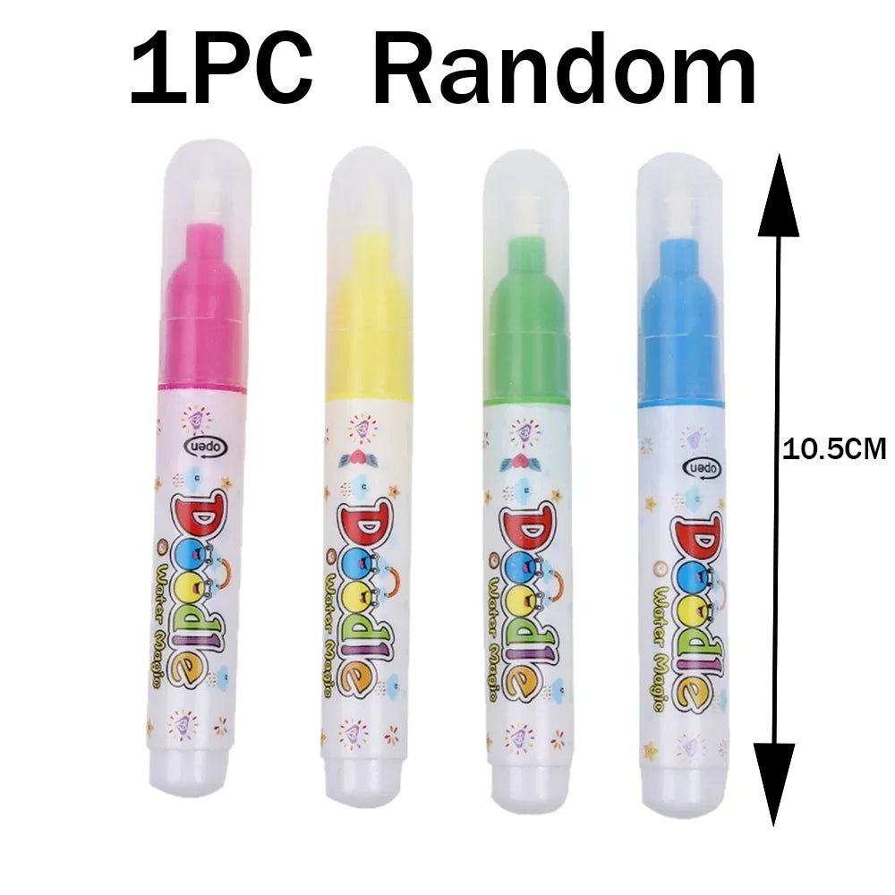 Kids Graffiti Magic Water Painting Book | Reusable Coloring Toy with Water Pen