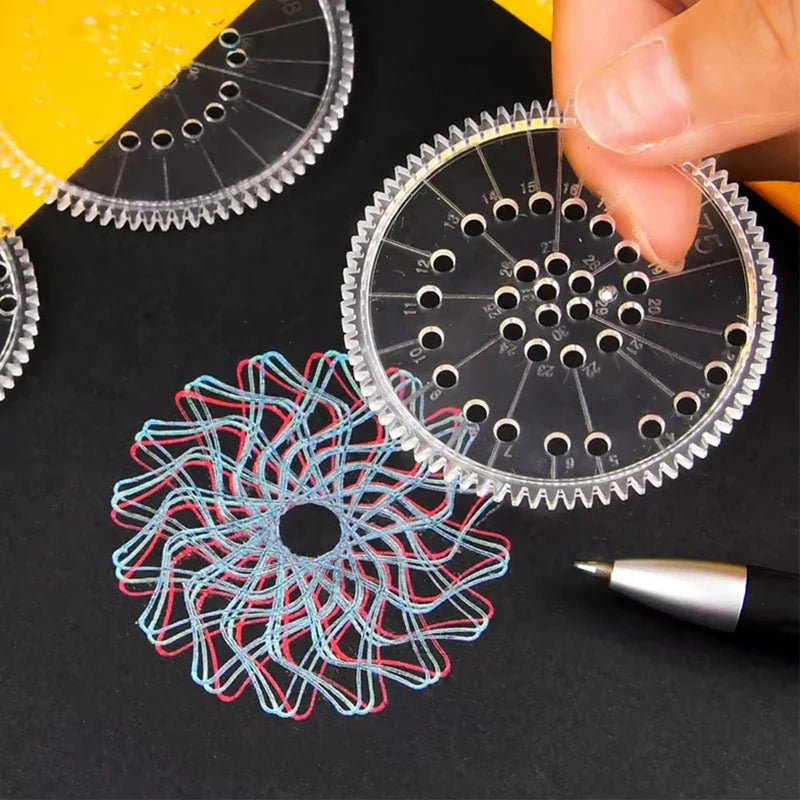 Geometric Drawing Spirograph Set | Creative Art Toy for Kids