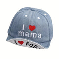 Baby Boys Girls Summer Soft Brim Baseball Cap | Adjustable Denim Sun Hat for Infant 6-24M