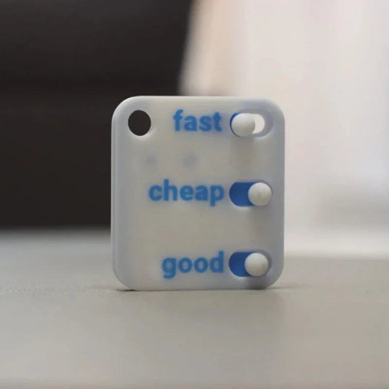 3D Printed Decompression Switch Keychain | Fidget Toy for Stress Relief