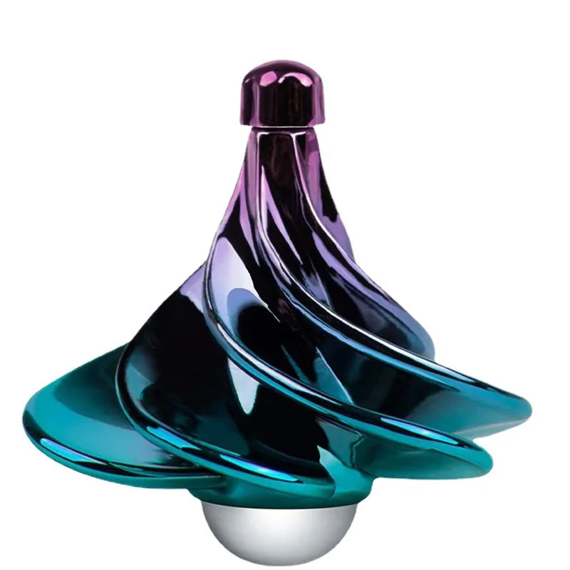 Wind Up Desktop Toy | Rotating Kinetic Spinner Fidget Stress Relief Gift