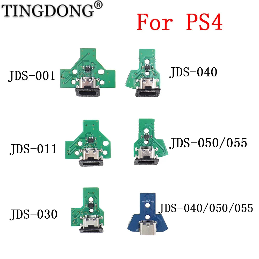 PS4 Controller Type-C Charging Port Mod Kit | Upgrade for JDS 001/011/030/040/050/055