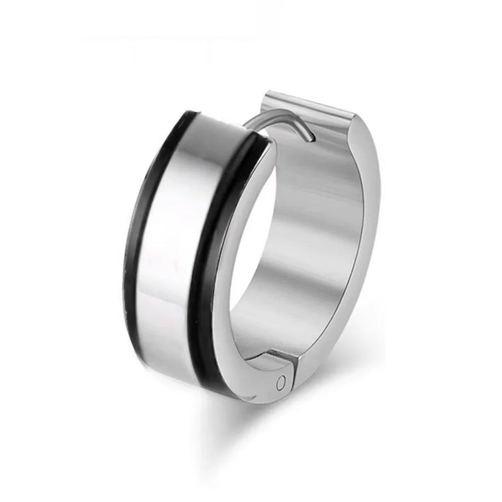 VNox Small Stainless Steel Hoop Earrings | Trendy Hypoallergenic Earrings for Women and Men