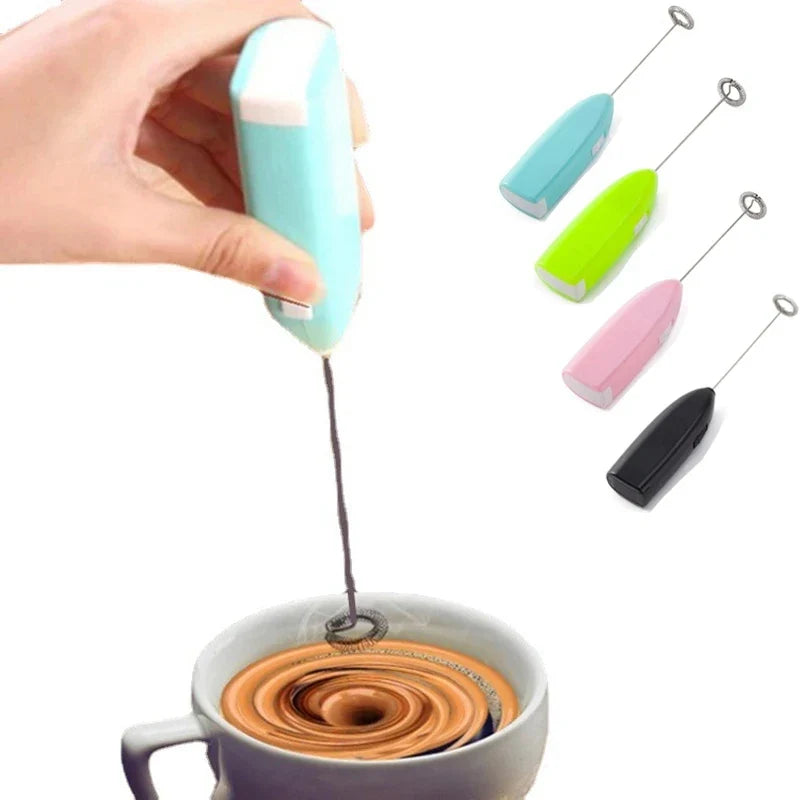 Mini Electric Egg Beater | Handheld Milk Frother and Coffee Whisk