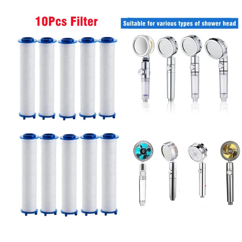 10Pcs Replacement Shower Filter Cartridge | Remove Chlorine, Fluoride & Hard Water