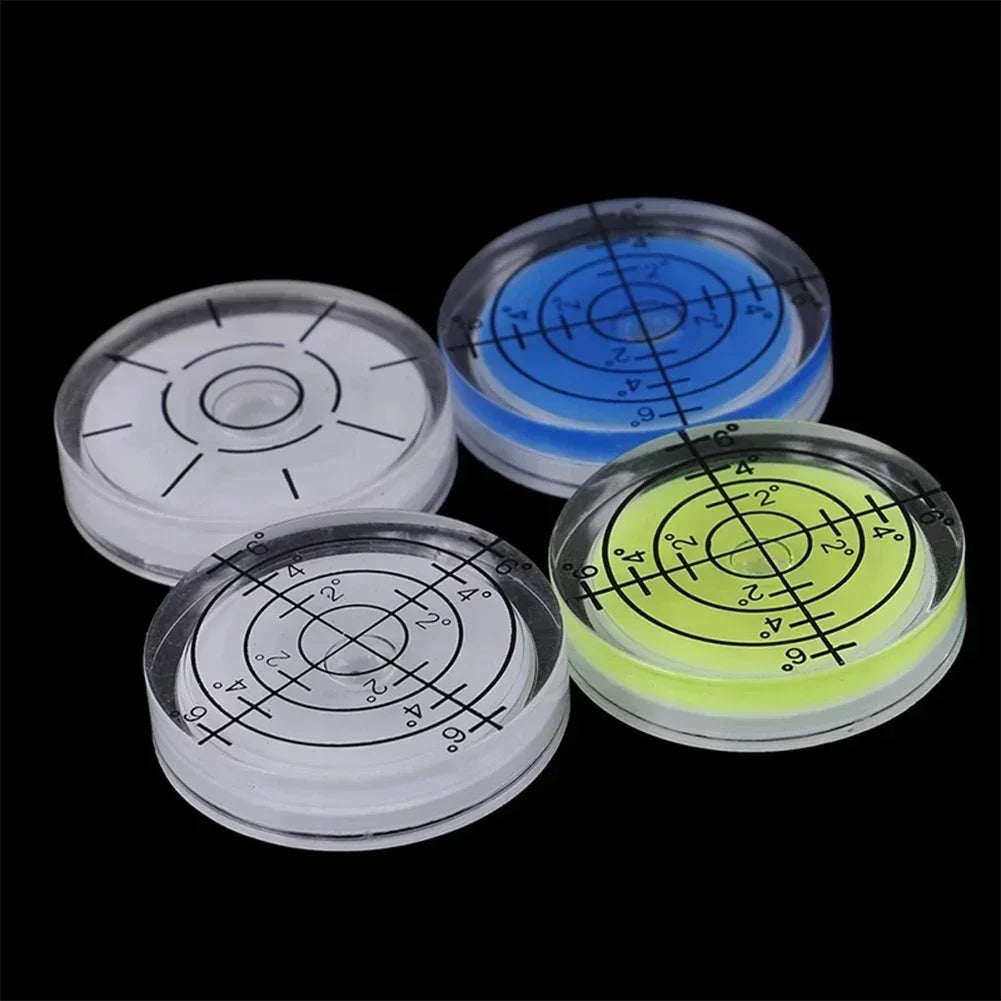 32mm Round Bubble Level | Universal Bullseye Level for Precision Measuring