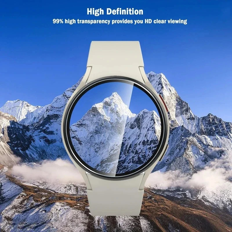 Glass Protective Film For Samsung Galaxy Watch 7 Ultra 6 5 4 Screen Protector Samsung series 40mm 44mm 45mm 46mm 47mm 42mm 43mm