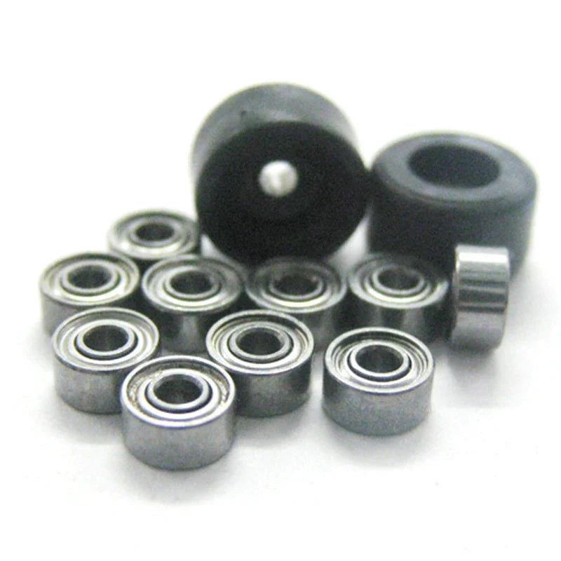 4Pcs/Set Urethane CNC Bearing Fingerboard Wheels | Professional PU + Metal