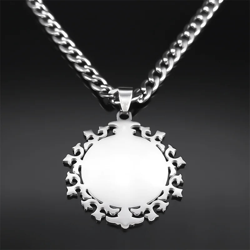 Seven Archangels Amulet Necklace | Stainless Steel Seal of Salomon Protection Talisman