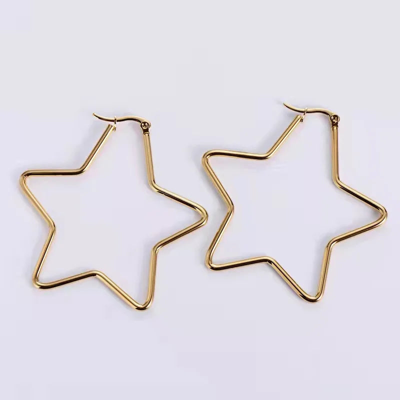 Trendy Hollow Heart Earring Cuff | Fashion Hoop Earrings for Women