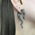 Octopus Tentacle Front Back Earring | Gothic Drop Earrings
