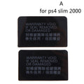 2pcs PS4 Host Seal Sticker Label for Sony PlayStation 4 1000/1100/1200 Slim 2000 Pro | Console Replacement Parts