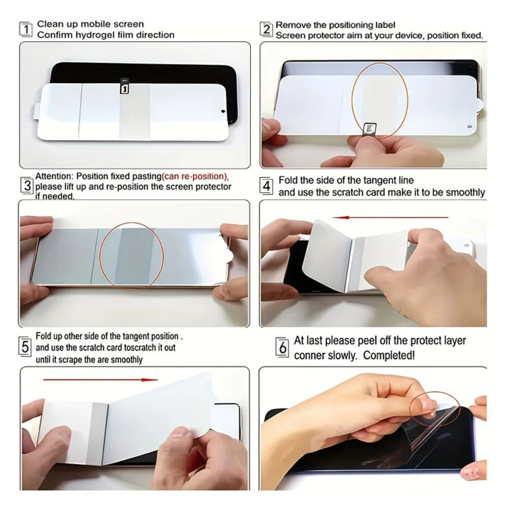 NNBILI 5Pcs Hydrogel Film Full Cover Screen Protector For iPhone 11 12 13 14 15 16 17 Pro Max Mini 17Air 16e 14 15 Plus Not Glas
