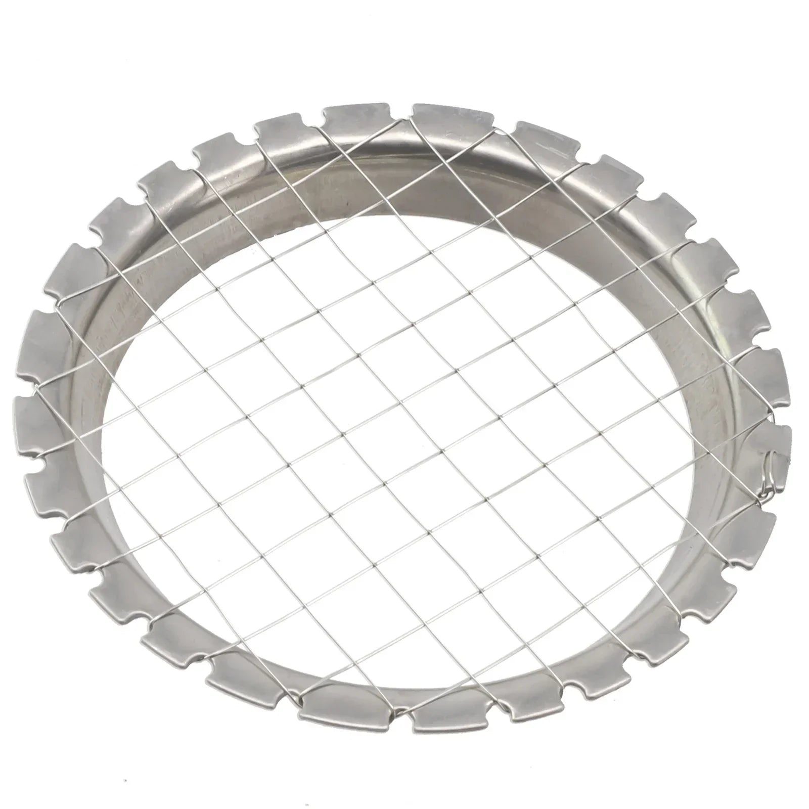 Stainless Steel Round Grid Egg Slicer | Multi-Function Fruit and Vegetable Chopper