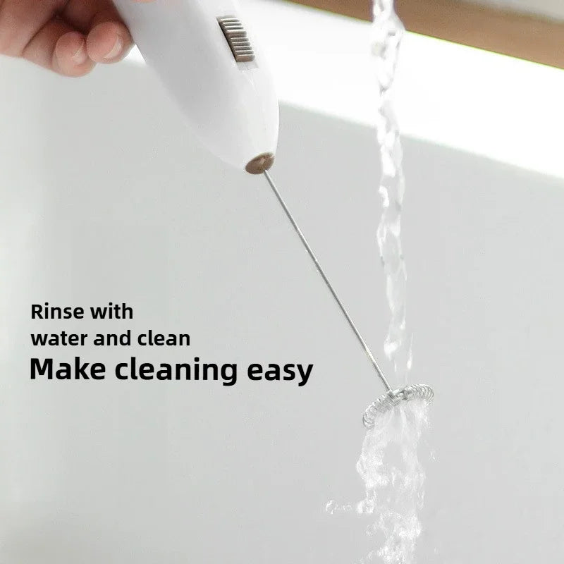 Dual Gear Mini Whisk 3000 RPM Cordless Cream Whipper | Quiet Baking Essential Gift