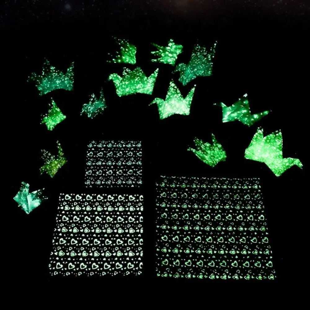 Luminous Origami Paper | Glow-in-the-Dark Craft Sheets for Night Projects