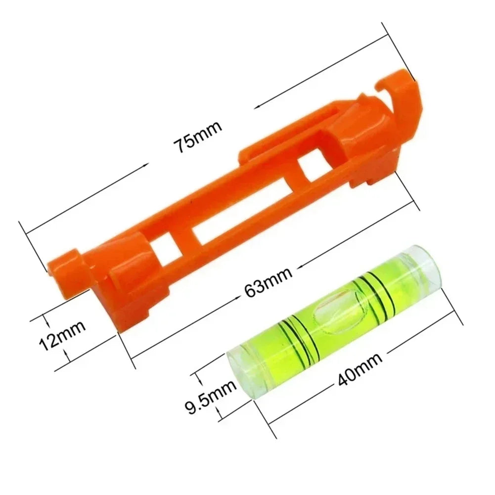 Line Hanging Bubble Level Set | Mini String Level Tool for Construction