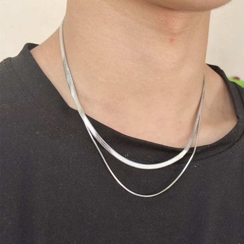 Blade Chain Necklace | Unisex Punk Stainless Steel Jewelry