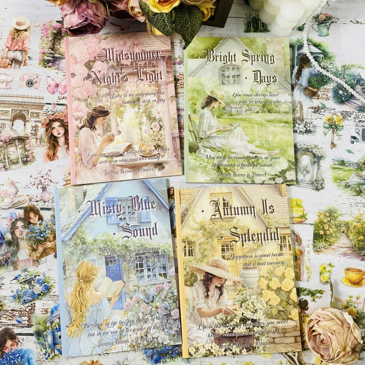 20-Sheet Junk Journal Sticker Pack | DIY Scrapbooking Decor