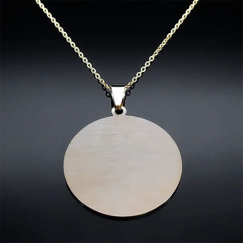Seal of Seven Archangels Medal Necklace | Stainless Steel Protection Jewelry