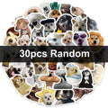 Funny Dogs Stickers | 30/60/180 Cute Decals for Laptop Guitar Bicycle and More