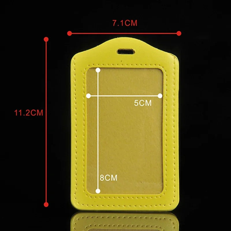 Leather Card Holder | Slim Credit Card Case for Men Women Kids